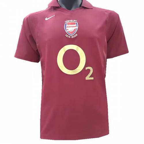 Arsenal 05/06 Retro Home Soccer Jersey